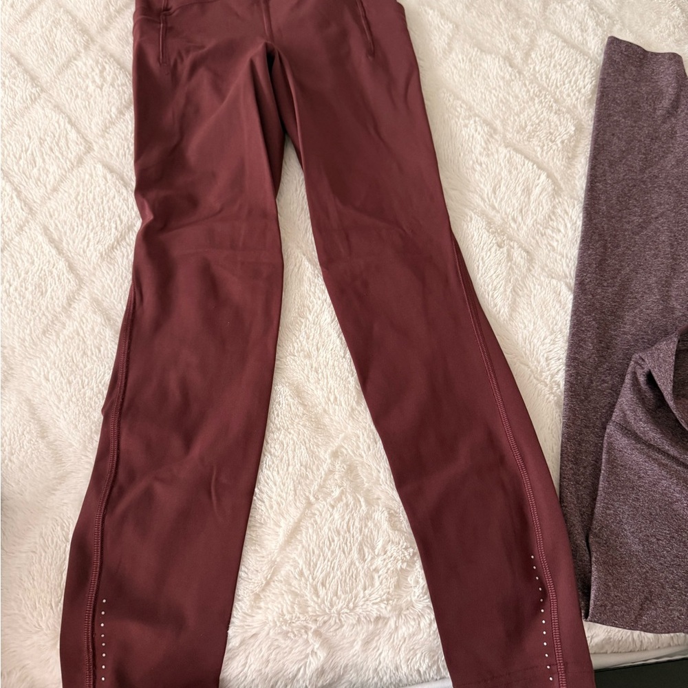 Lululemon Athletica Red Leggings Premium Comfort